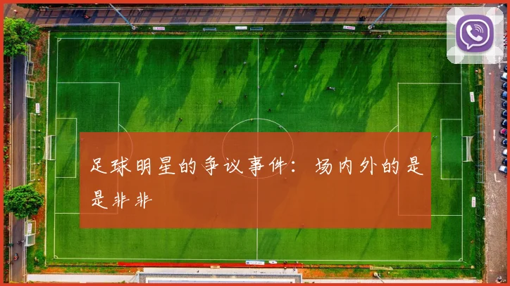 足球明星的争议事件:场内外的是是非非